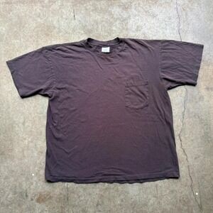 Vintage 90s single stitch Gap black short sleeve shirt   Mens Size Large
